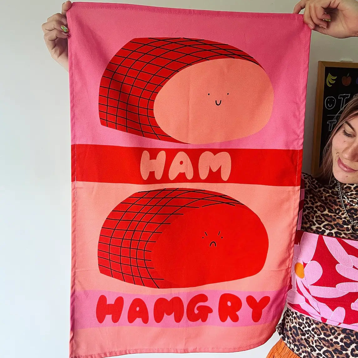 Hamgry Tea Towel