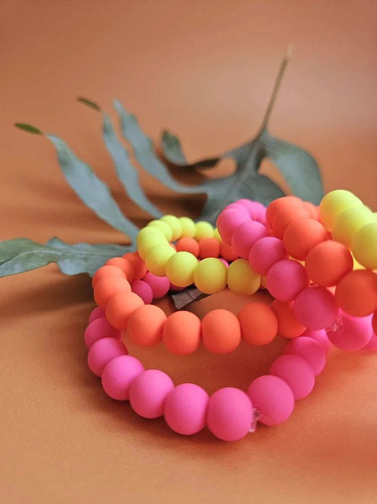 Neon Bead Bracelet