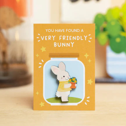 Very Friendly Little Bunny Pin