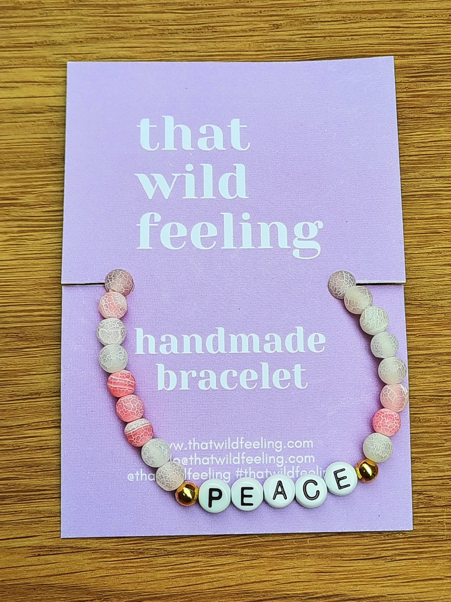 Crystal Word Bracelet
