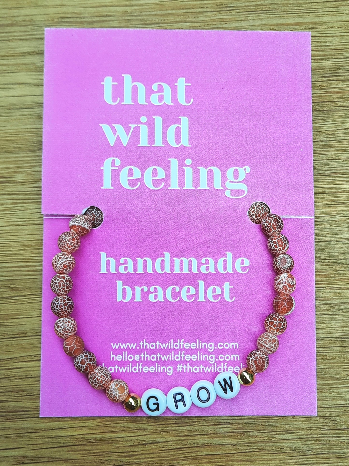Crystal Word Bracelet
