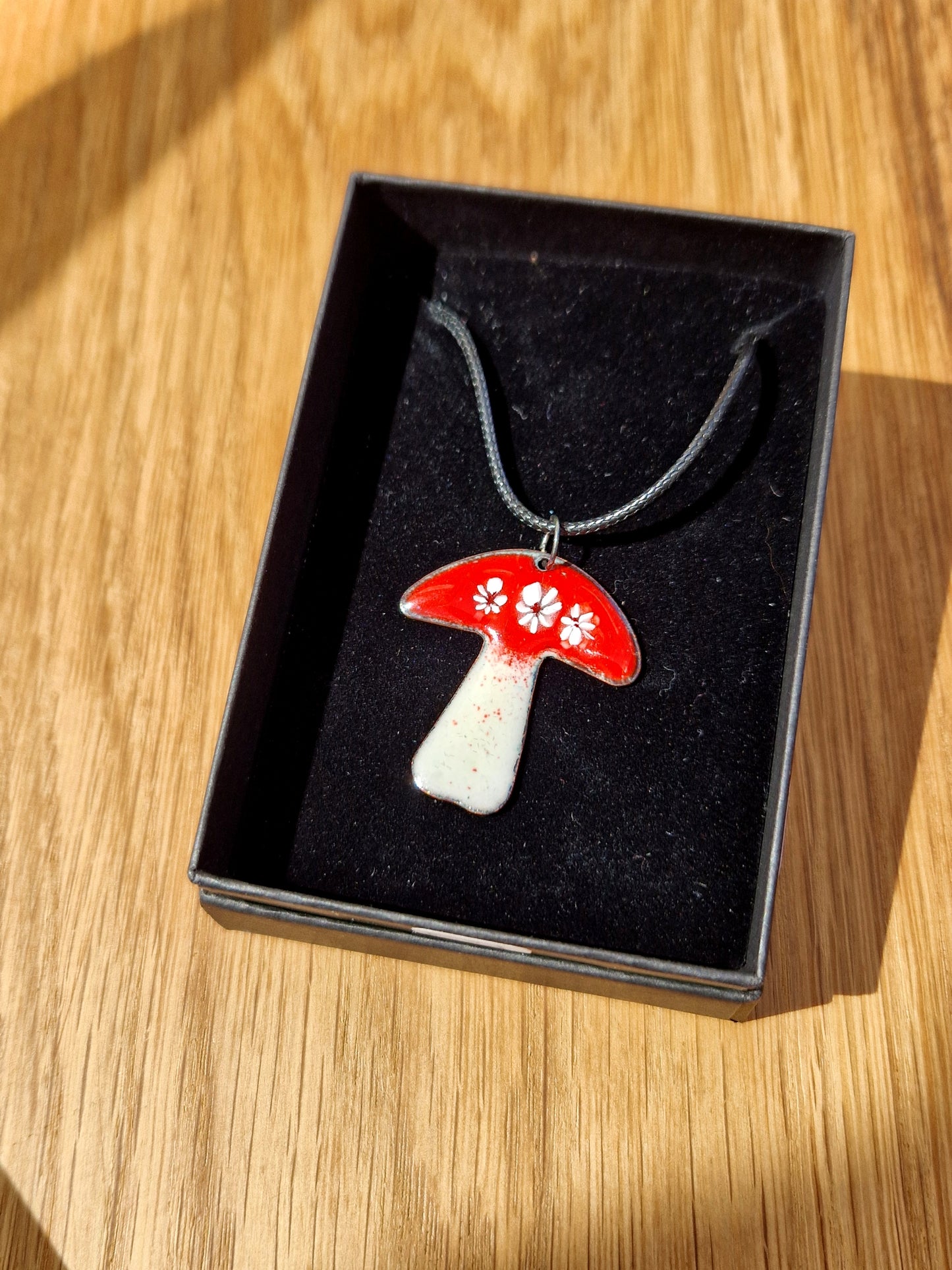 Toadstool Handmade Enamel Jewellery