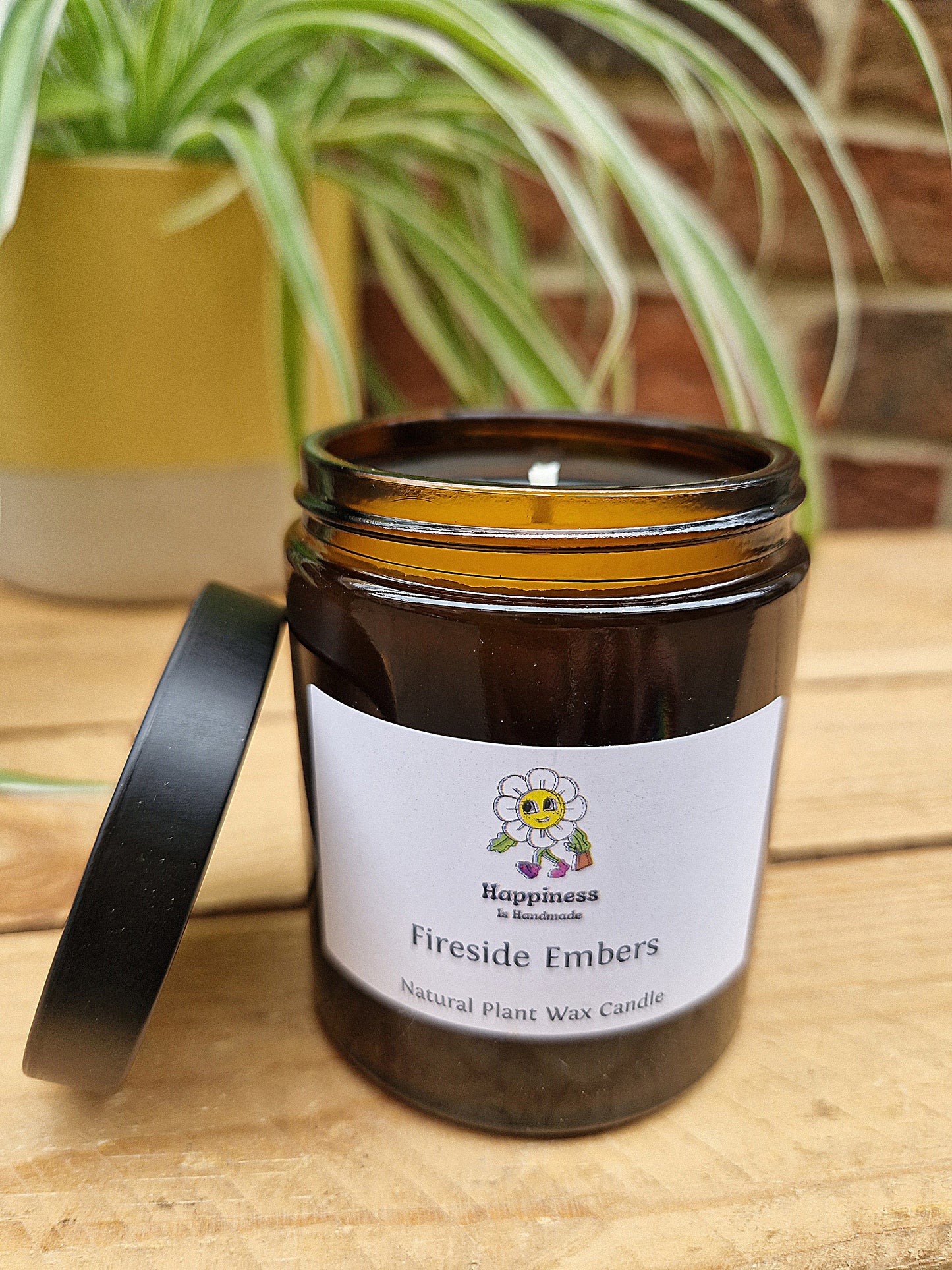 Natural Plant Wax Apothecary Jar Candles