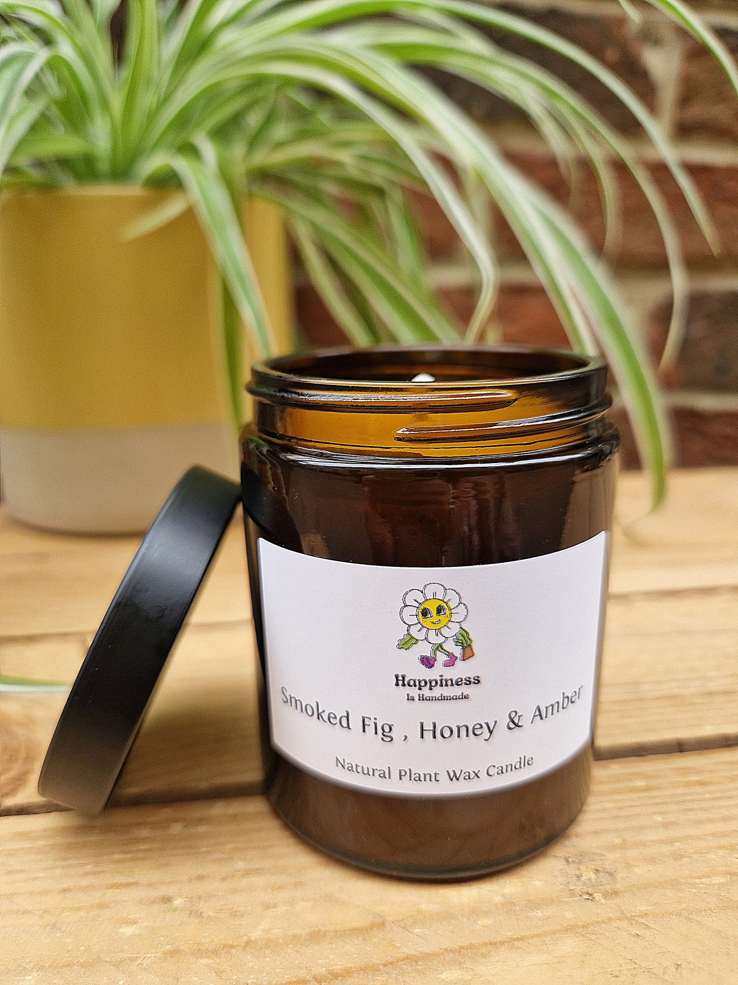Natural Plant Wax Apothecary Jar Candles