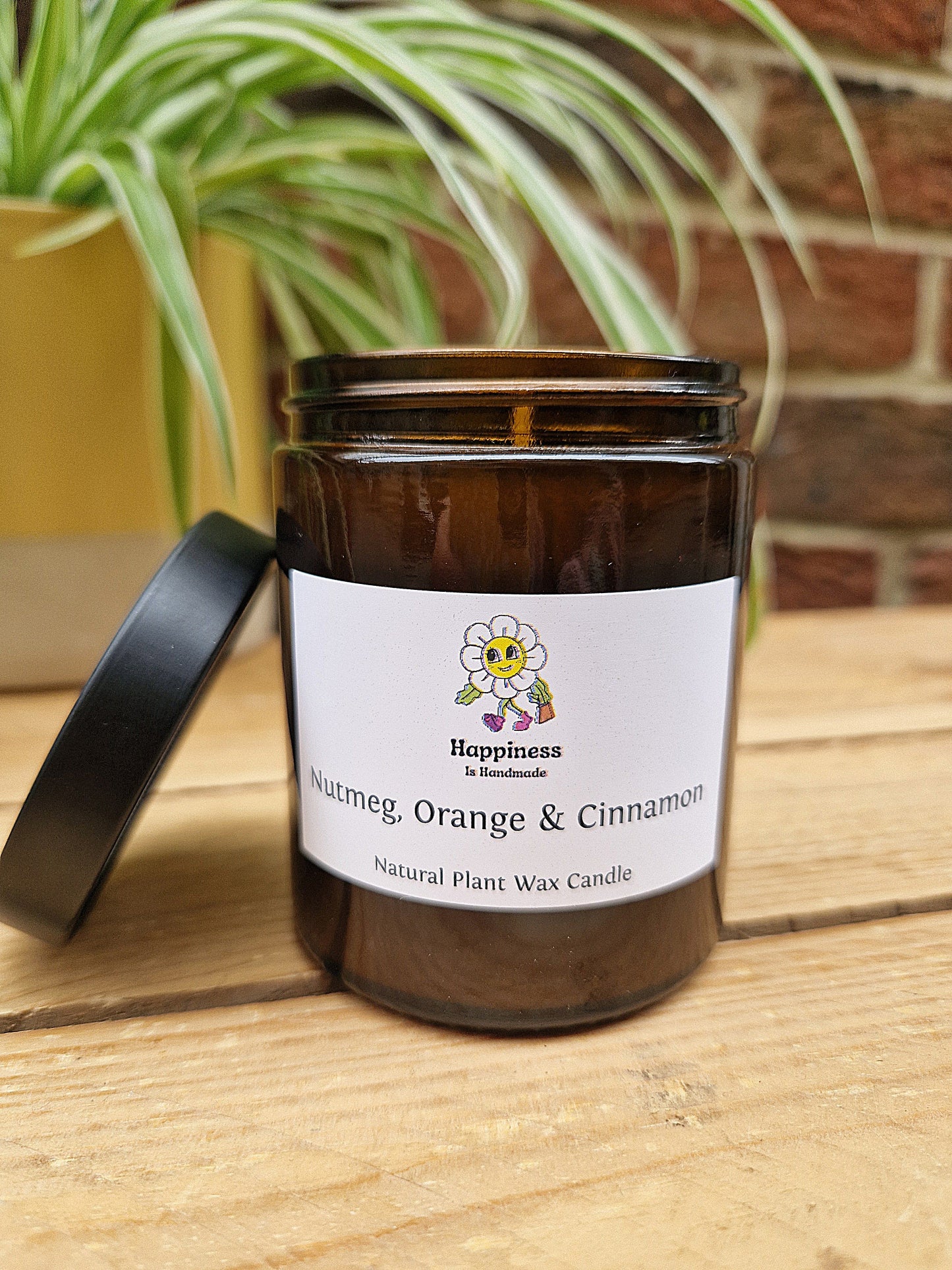 Natural Plant Wax Apothecary Jar Candles