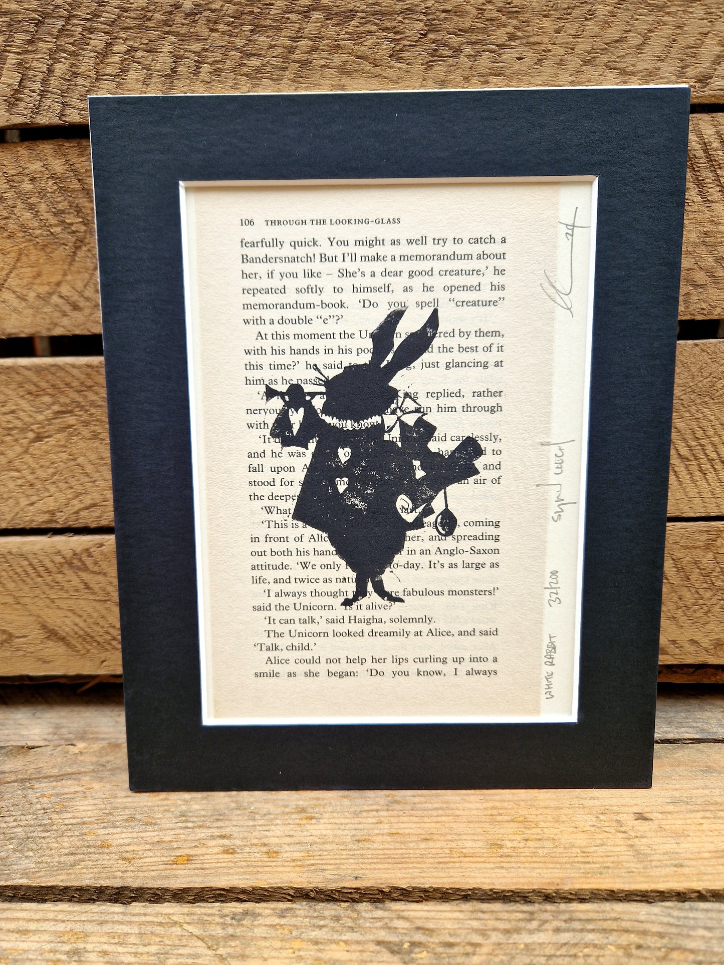 Alice In Wonderland Lino Print - 4 Designs Available