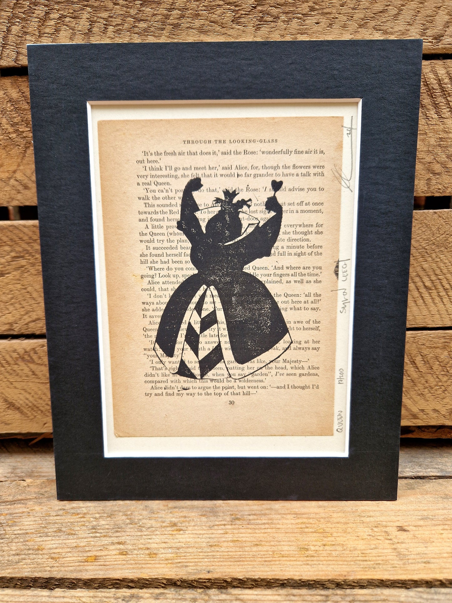 Alice In Wonderland Lino Print - 4 Designs Available