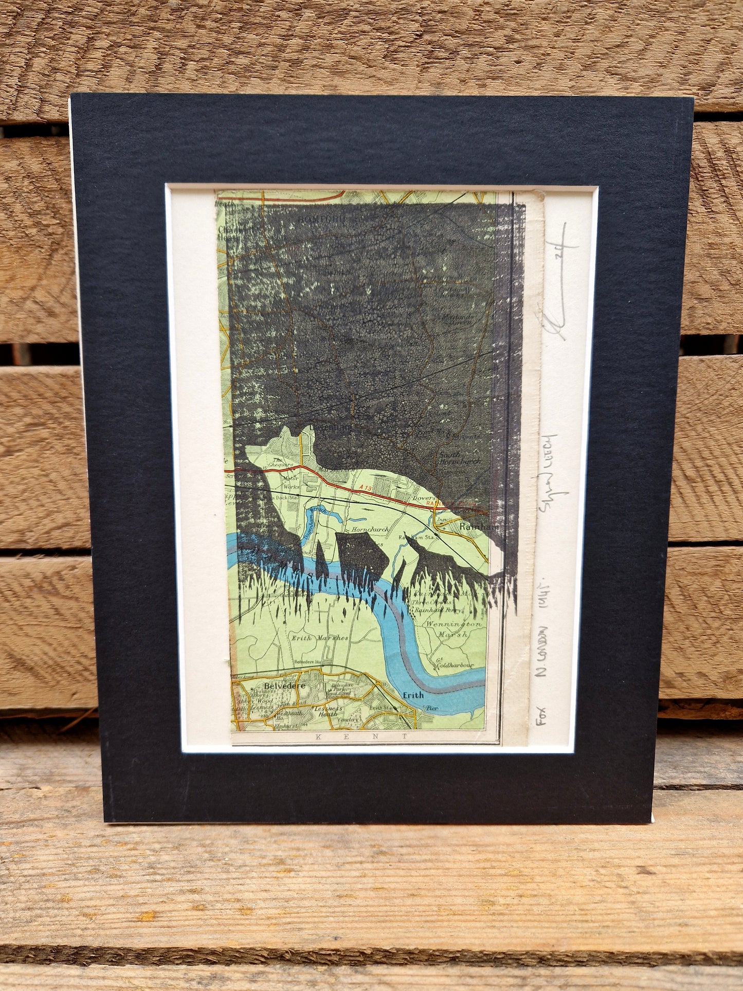 British Wildlife Map Lino Print - 5 Designs Available