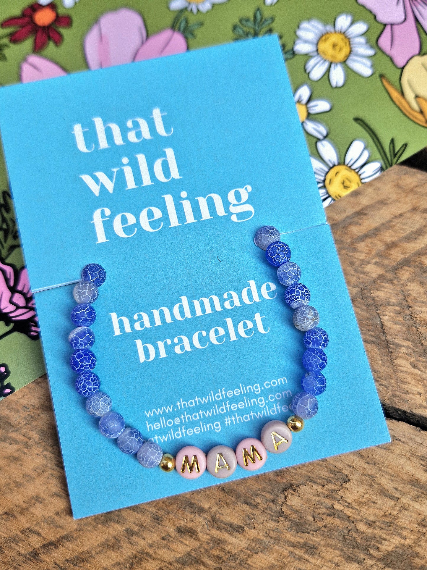 Mum/Mama Crystal Word Bracelet