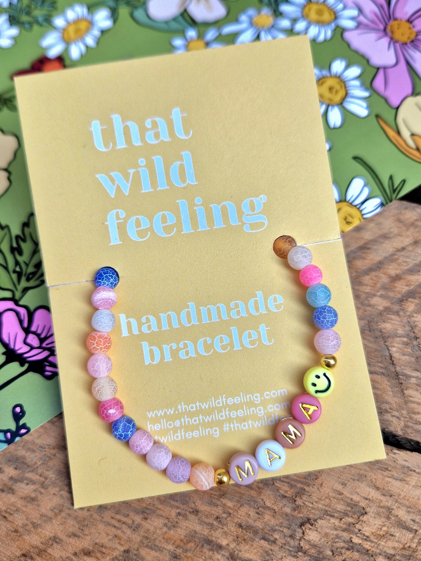 Mum/Mama Crystal Word Bracelet