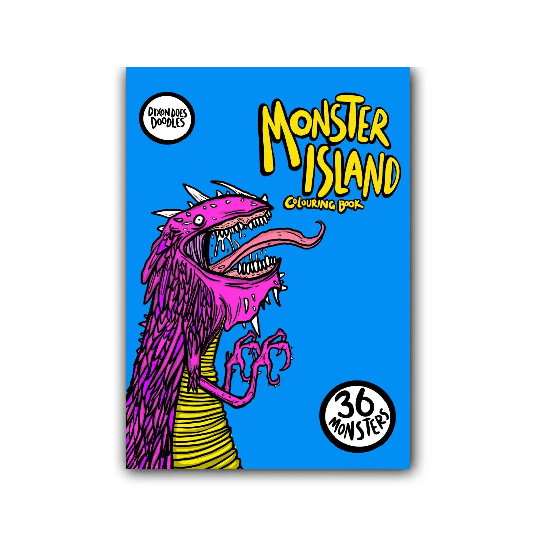 Monster island Colouring Book