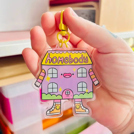 Homebody - Acrylic Keyring
