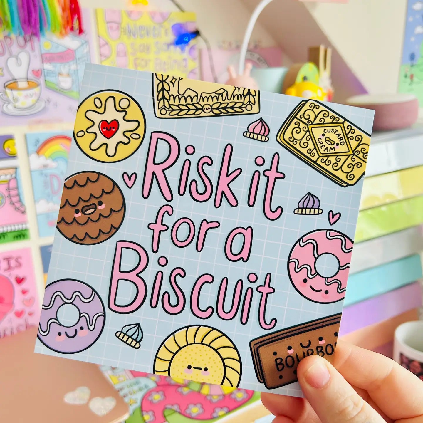 Risk It For A Biscuit Mini Print