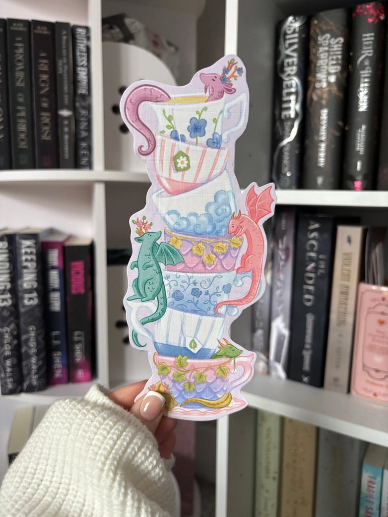Dragon Teacup Bookmark