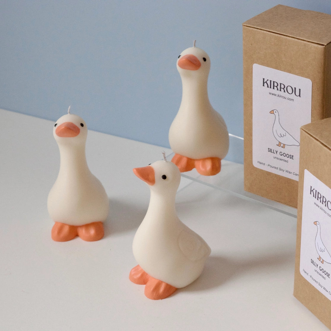Silly Goose Decorative Soy Candle (unscented)