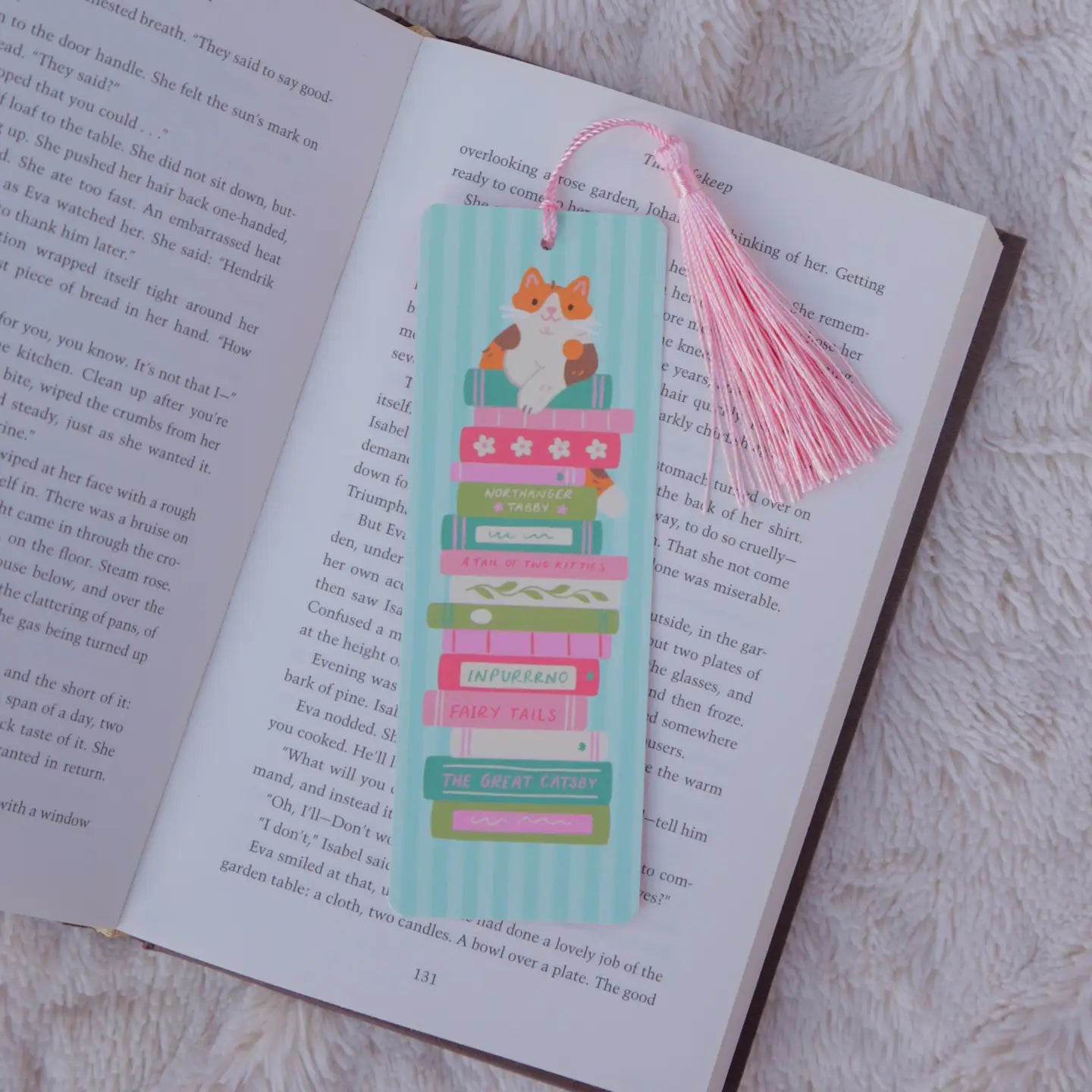 Cat Bookstack Bookmark