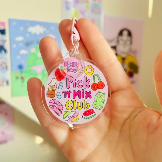 Pic 'N' Mix Club - Acrylic Keyring