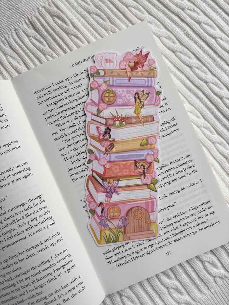 Fairy Bookstack Bookmark