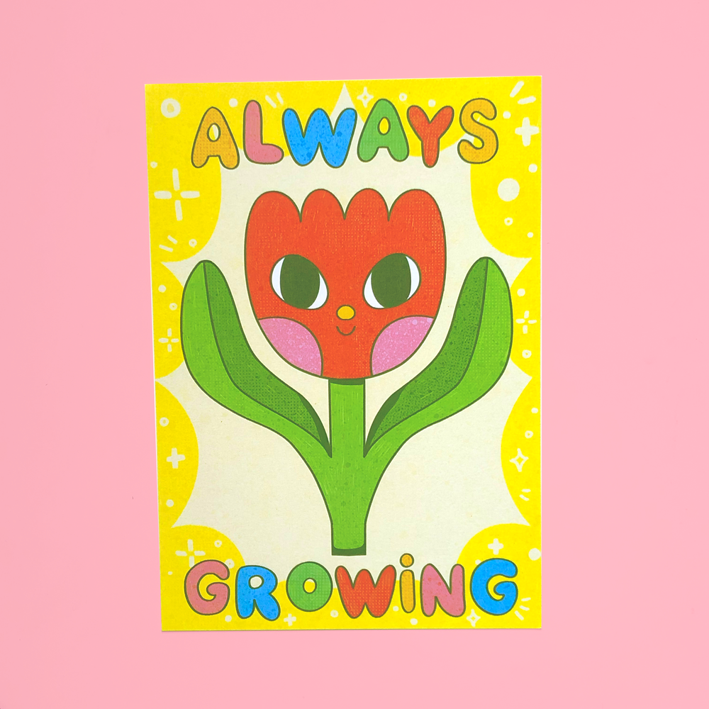 A5 Iris Otto Always Growing Print