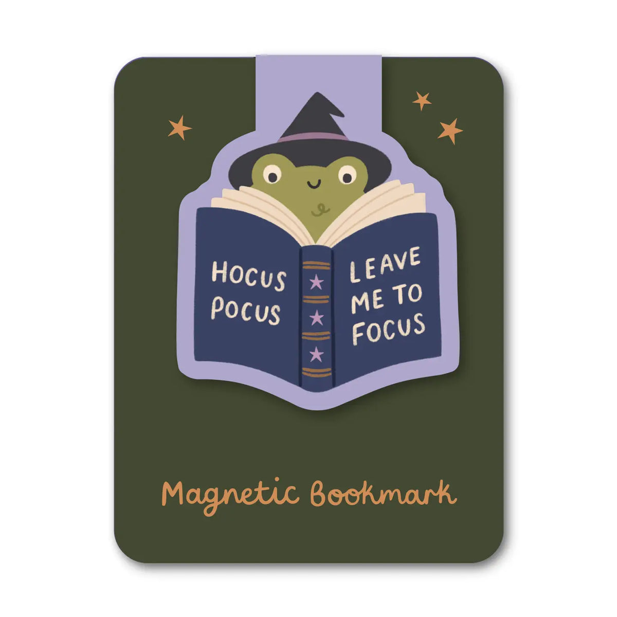 Hocus Pocus Frog Magnetic Bookmark