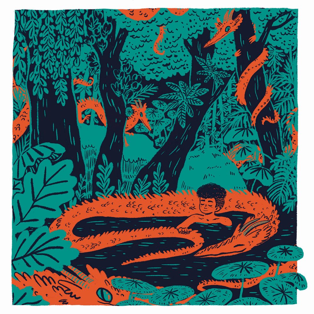 Dragon Forest Print - 2 Sizes Available
