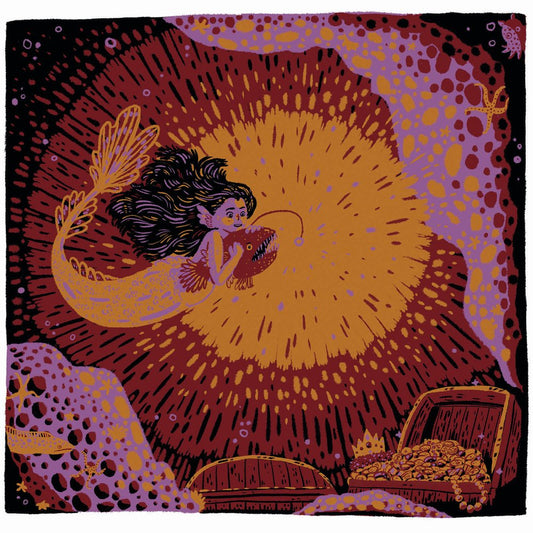 Mermaid Exploring The Deep Print - 2 Sizes Available