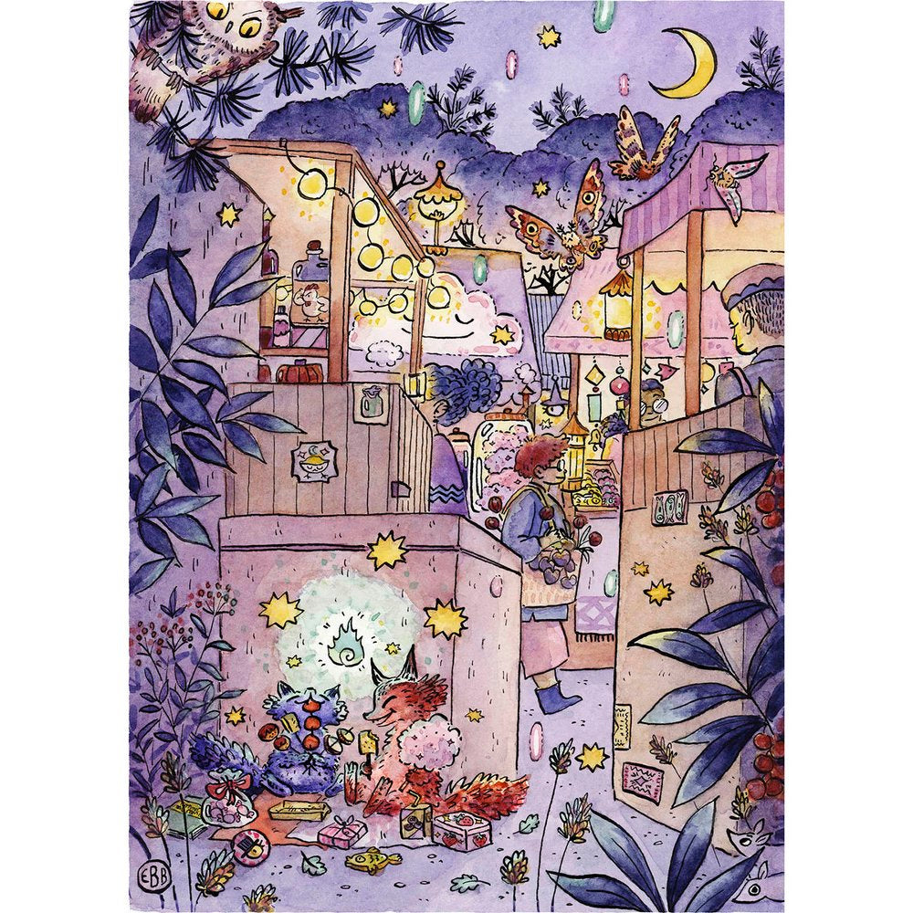 Night Market Feast Print - 2 Sizes Available