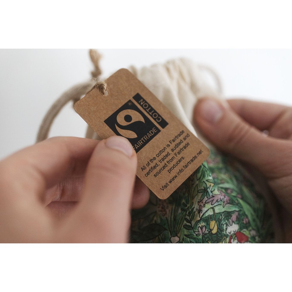 Small Gardener Small Drawstring Bag