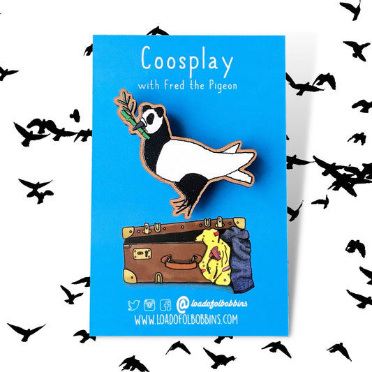 Panda Coosplay Pigeon Pin