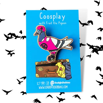 Roller Derby Coosplay Pigeon Pin