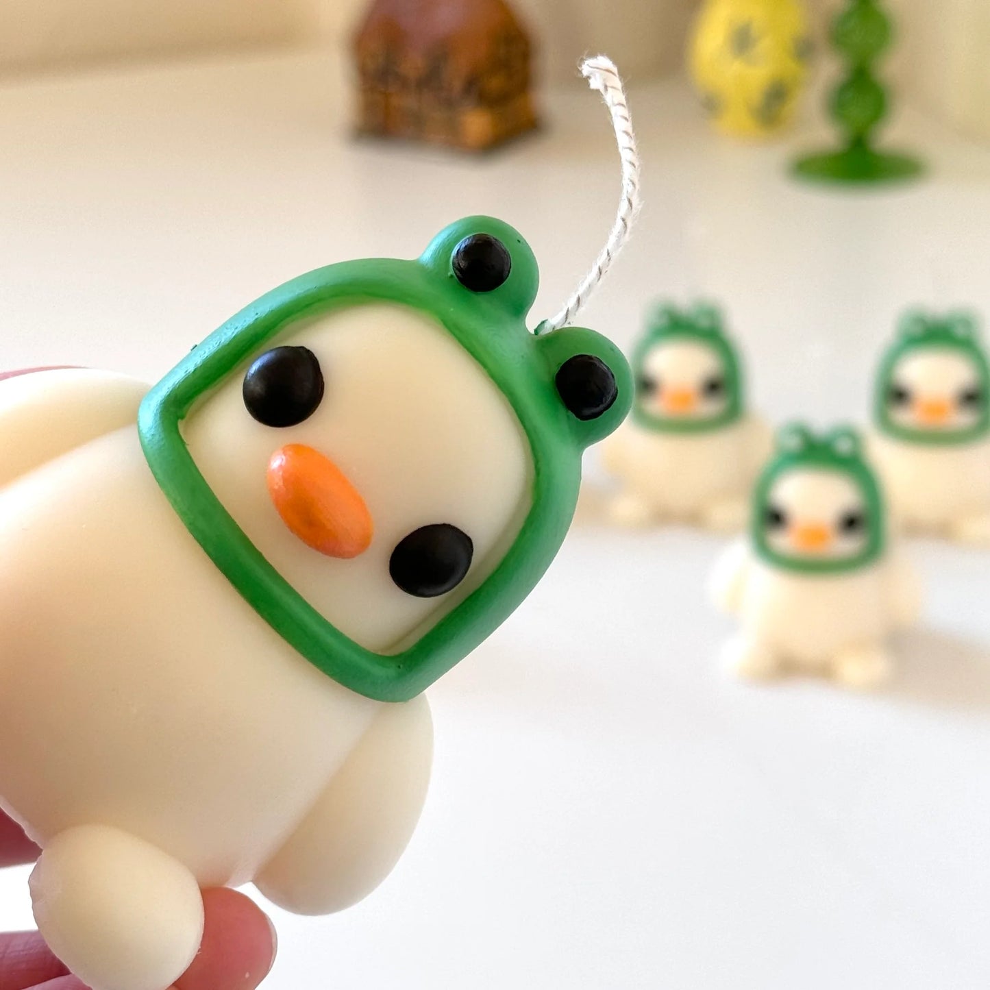 Duck With Froggy Hat Soy Candle (Bergamot & Jasmine)