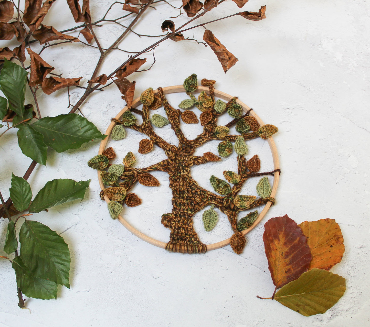 Autumn leaves Mandala Kit