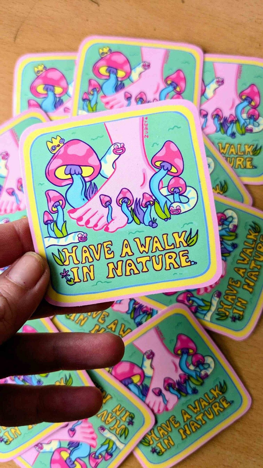 'Have A Walk In Nature' Sticker