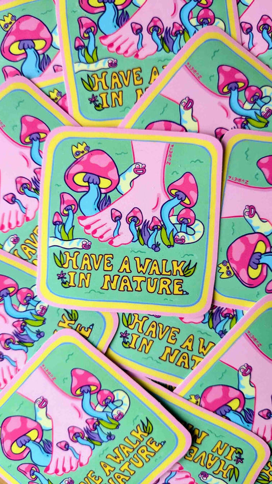 'Have A Walk In Nature' Sticker
