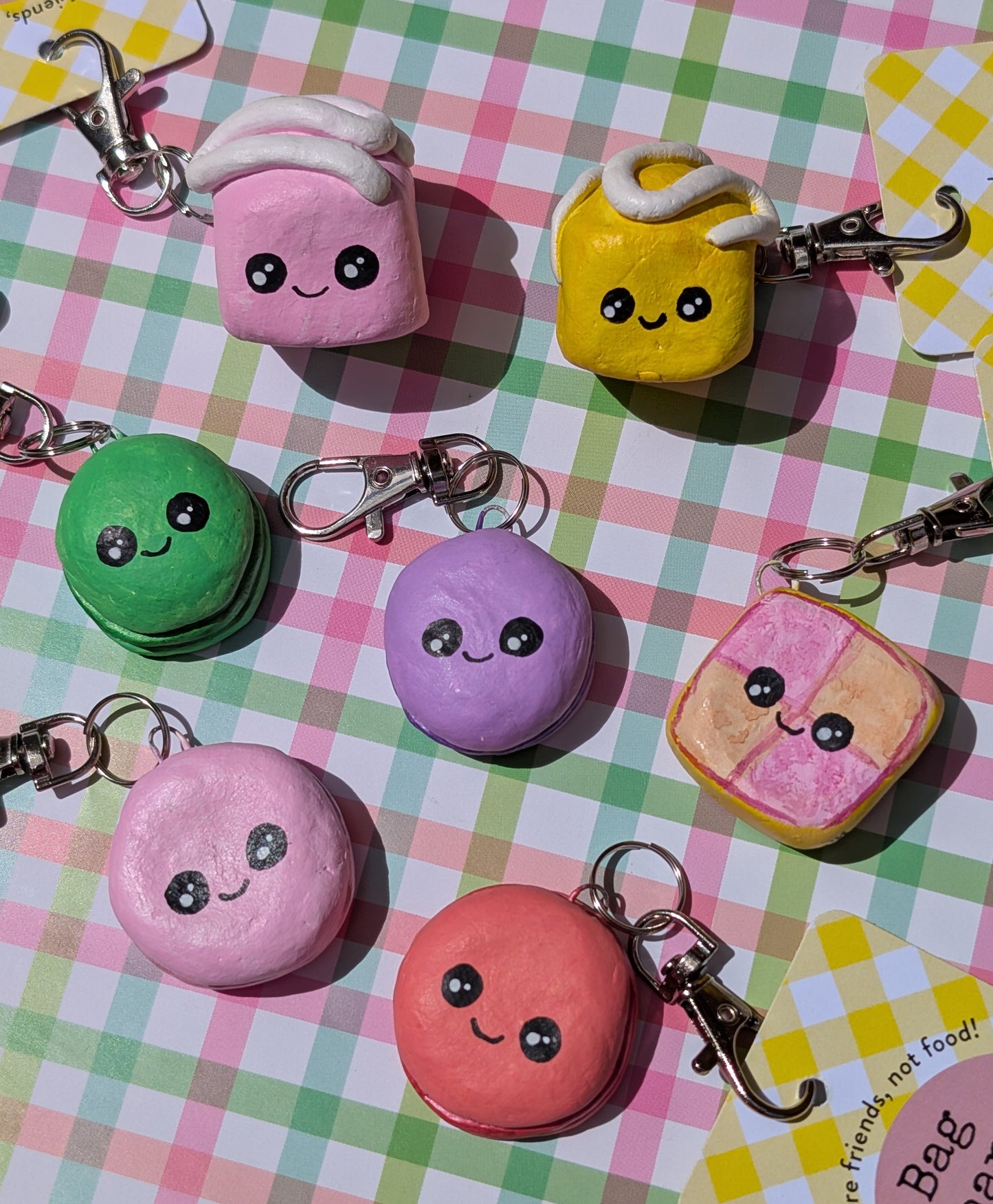 Clay Buddy Sweet Treat Bag Charm/Keychain - 7 styles to choose from