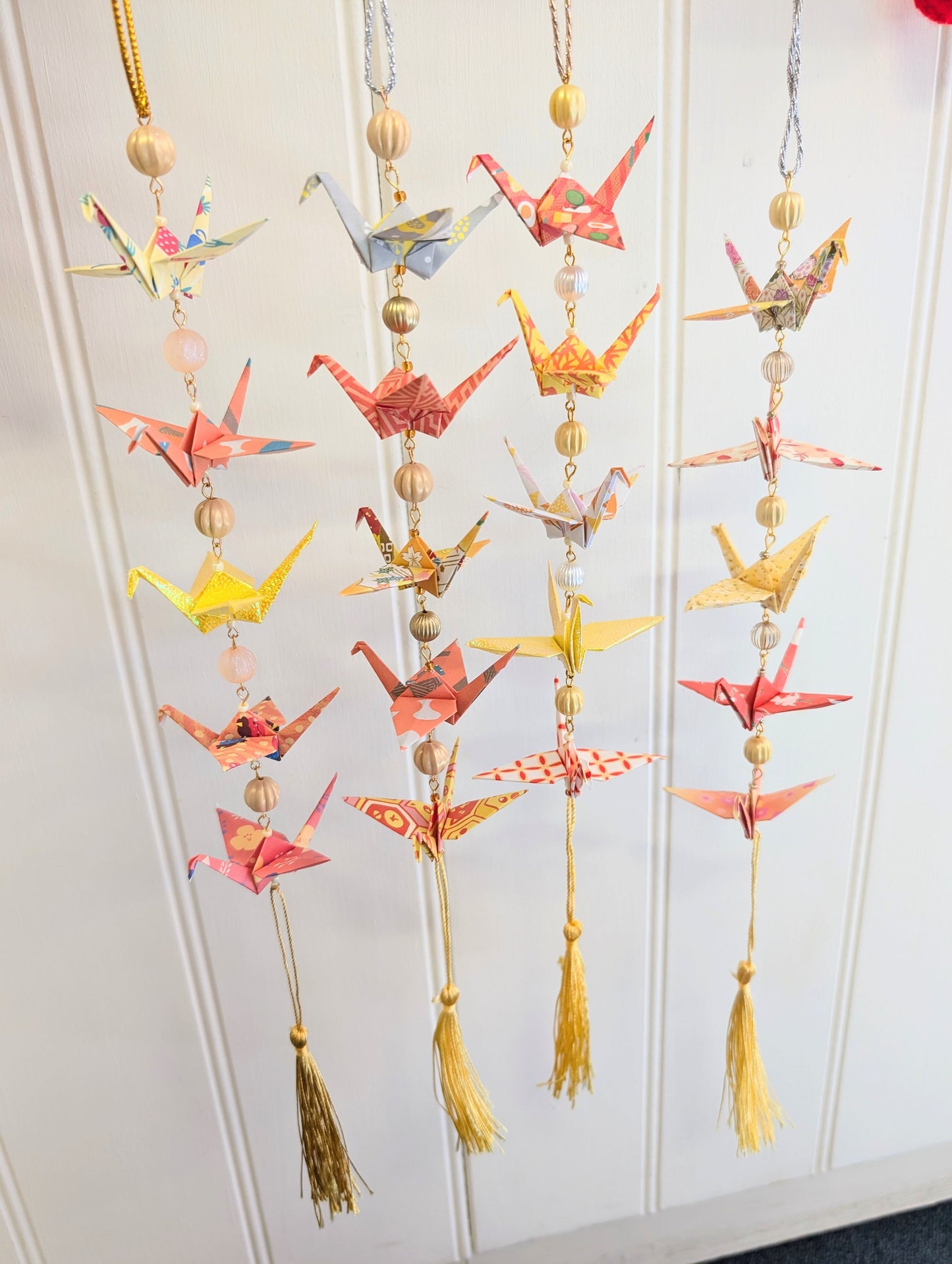 Hanging Origami Cranes