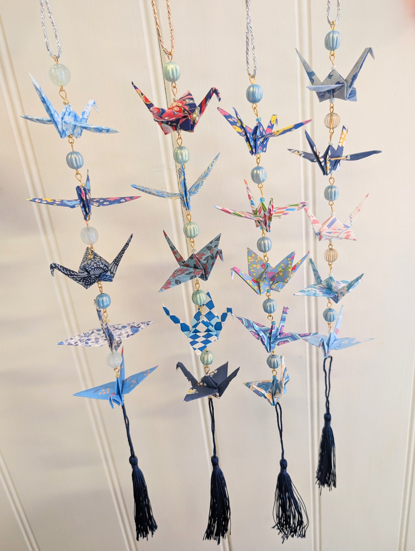 Hanging Origami Cranes