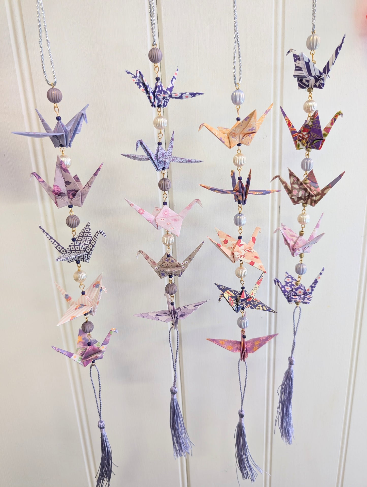 Hanging Origami Cranes
