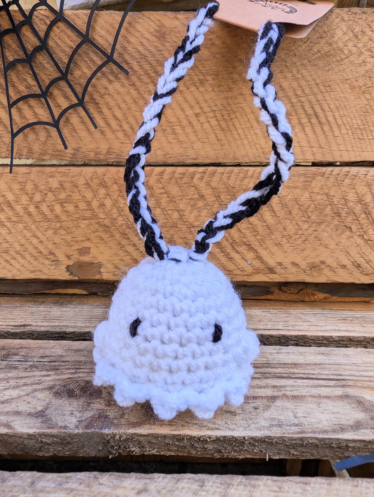 Handmade Crochet Car Mirror Buddies - 3 Available Designs