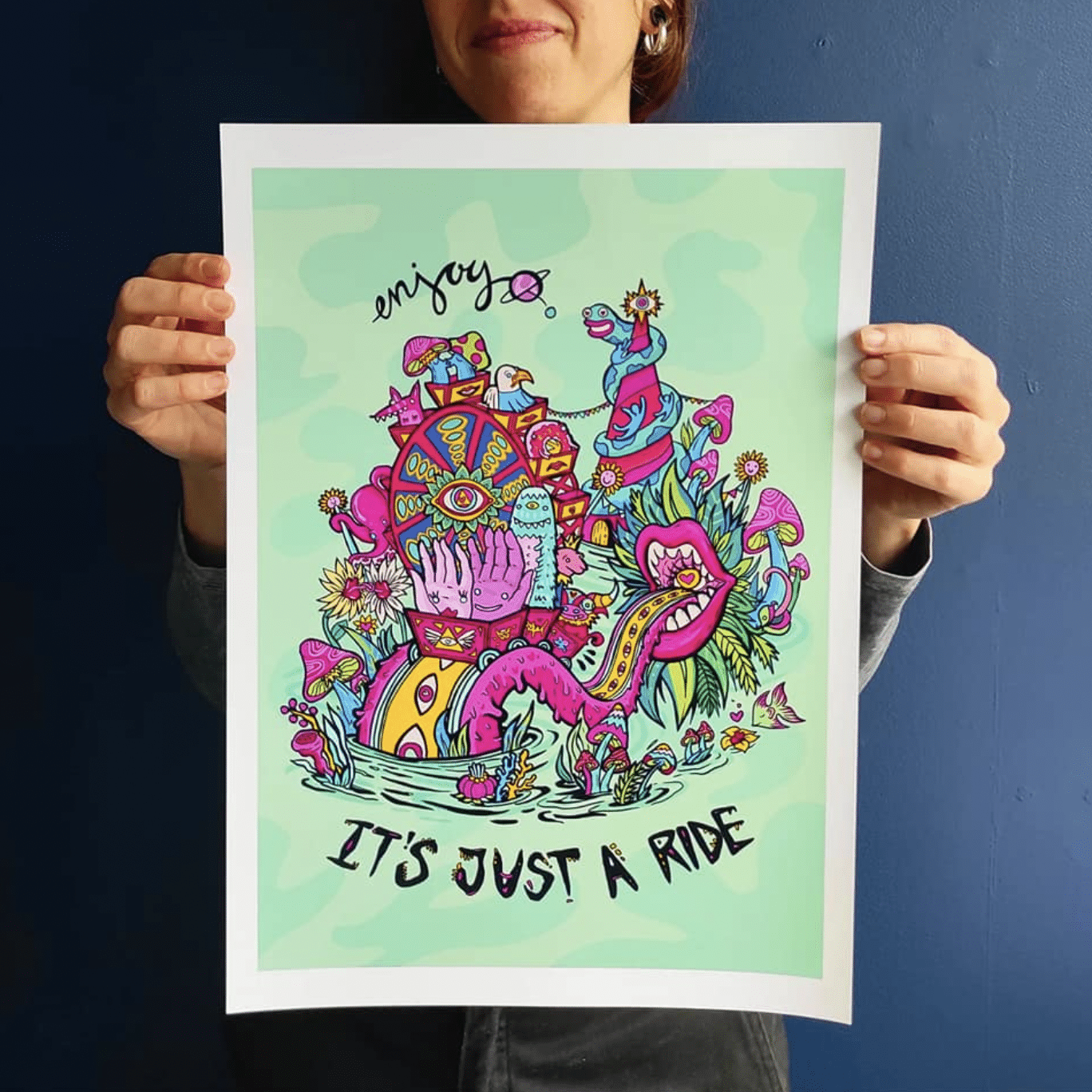 It Is Just A Ride A4 Print
