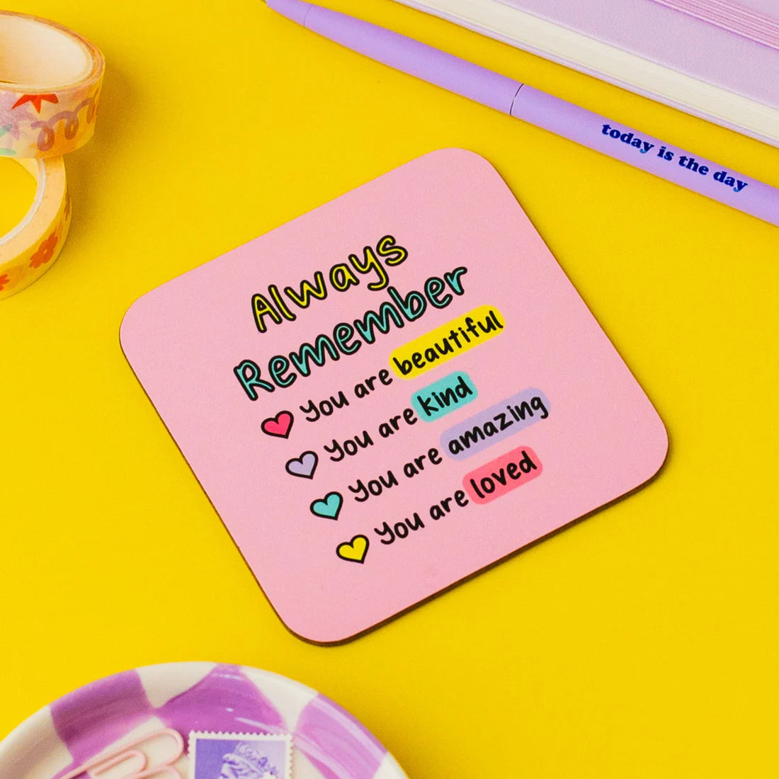 Positive Affirmation Coasters - 8 styles to choose from!