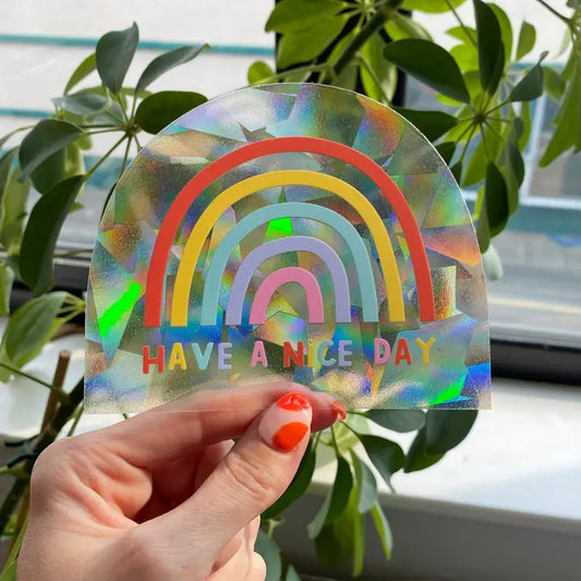Have A Nice Day Suncatcher Window Sticker