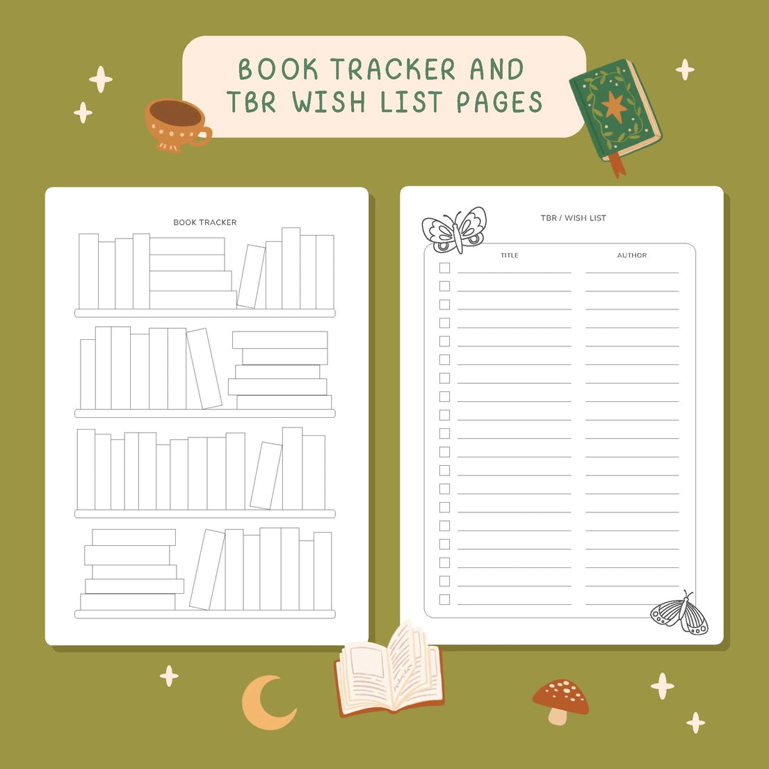 Fantasy Forest Reading Journal