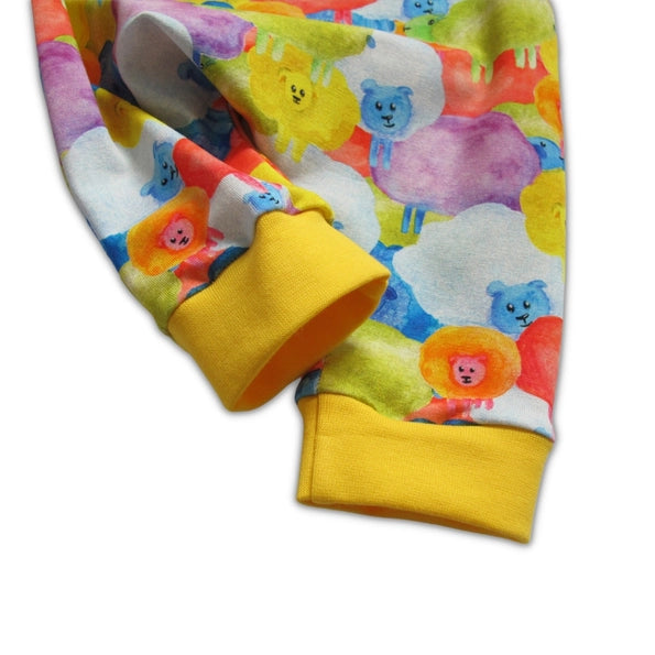 Watercolour Sheep Organic Romper
