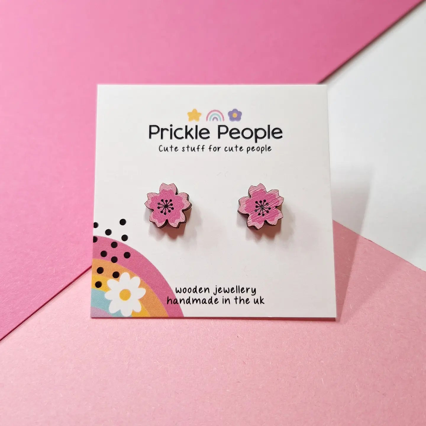 Cherry Blossom Stud Earrings
