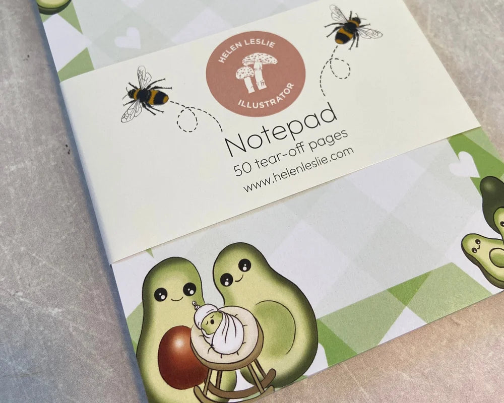 A6 Avacado Notepad