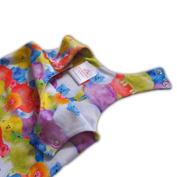 Watercolour Sheep Organic Romper