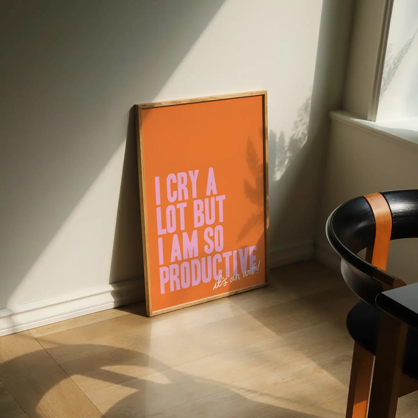 I Cry A Lot But I Am So Productive A5 Print - 2 Colours Available