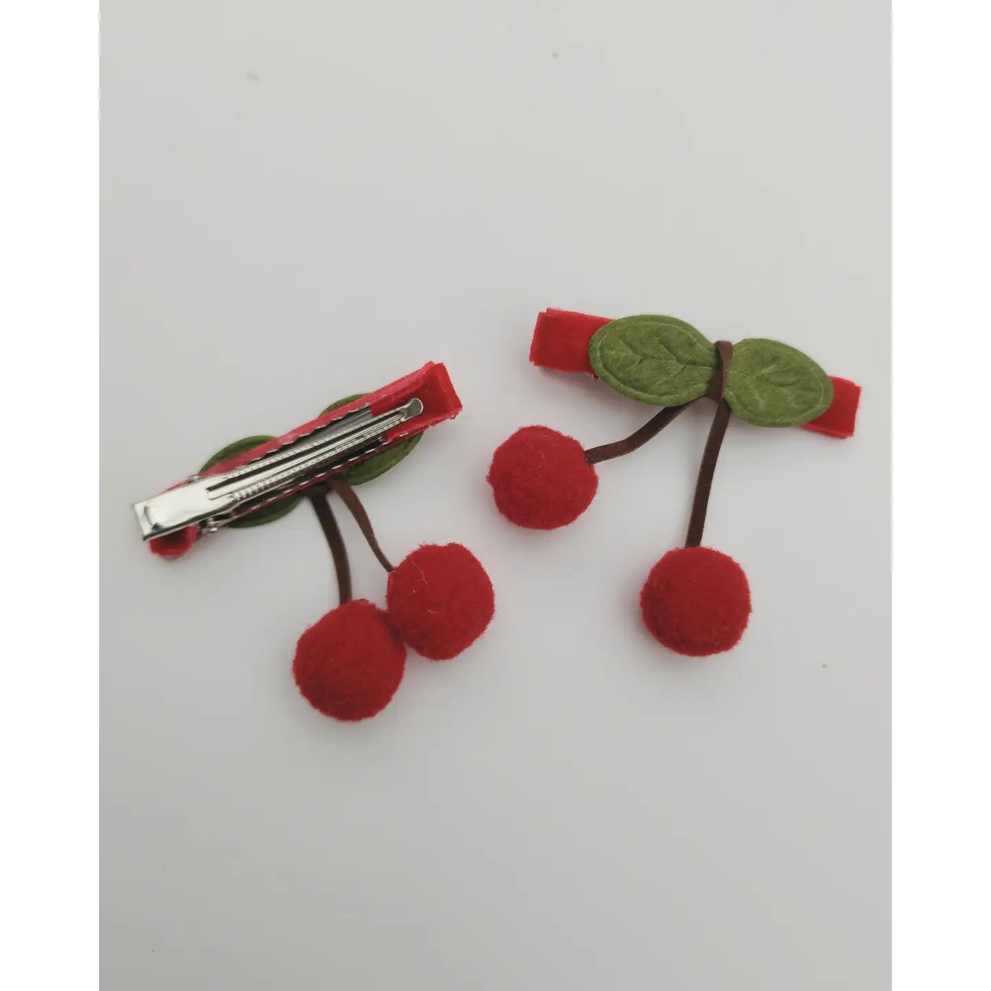 Retro Cherry Hair Clips