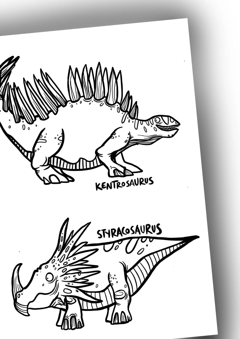 Dinosaurs Colouring Book